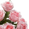 Mainstays Indoor Artificial Flower Rose Bush, Pink Color, Assembled