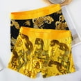 thumbnail image 5 of sunsanly Men Dragon Pattern Underwear Year of The Dragon Boxer Briefs Mid-rise Elastic Wide Waistband Shorts Panties Underpants, 5 of 8