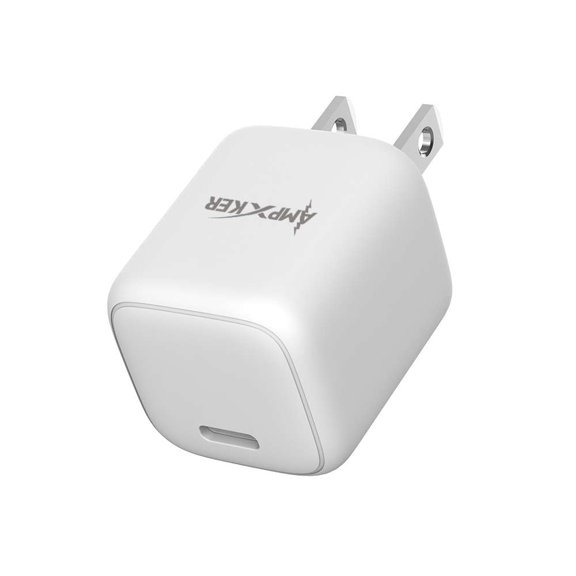 20W Ultra Fast Charging USB-C PD (Power Delivery) Compact Mini Cube Wall Charger for Samsung Galaxy A53 5G - White