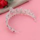 thumbnail image 2 of Royal Crystal Tiara Wedding Crown Headpieces Bridal Hair Accessories (Silver Base,Blue, ), 2 of 2