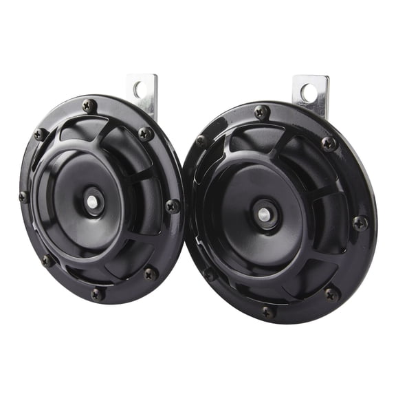 HELLA 003399101 Horn S-Tone 24V Set 84W Blk (B133) Set (2 Horns)