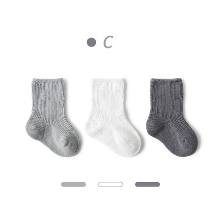 

IMMEKEY Baby and toddler ankle and crew socks a set of 3 pairs size 0M-5T