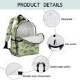thumbnail image 4 of Dinosaur Skeleton Black Pattern Cute School Backpack Bag for School with Padded Back and Adjustable Shoulder Straps 15.25"x11.5"x5.25", 4 of 5