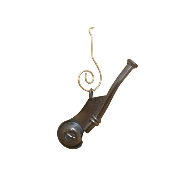 OilRubbed Bronze Whistle Christmas Ornament 4" Decorative Ornament