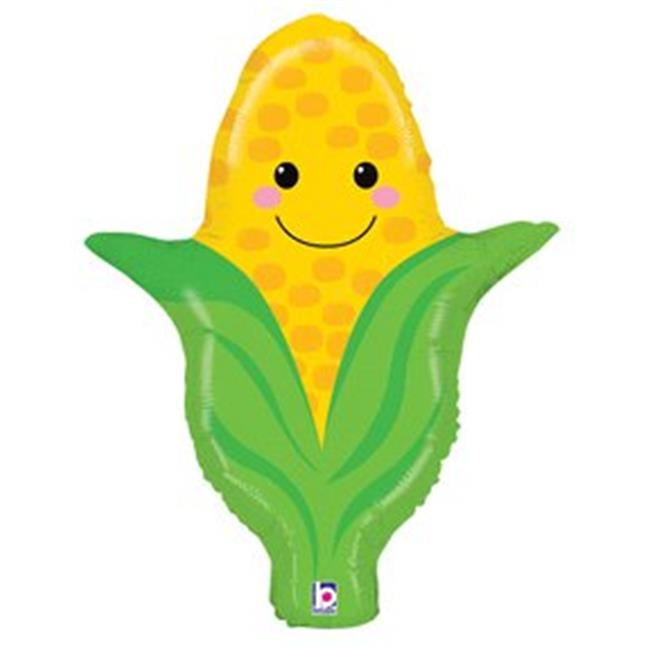 XL 27' Corn On The Cob Produce Pal Mylar Foil Balloon Party Decoration