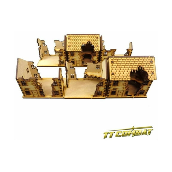 TT Combat Ruined Townhouse Set New