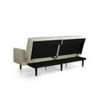 thumbnail image 5 of Sealy Kennedy Pillowtop Sofa Convertible in Off-White with Solid Wood Legs in Espresso, 5 of 20