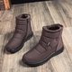 thumbnail image 5 of NECHOLOGY Botas Mujer Adulto Femenino Zapatos Botines de mujer Zapatos de cuña gruesa para mujer con bloques de colores a la , botas, botas para mujer (Brown, 8.5), 5 of 7