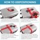 thumbnail image 5 of Correas de equipaje Travel Inspira con candado TSA para maletas de 50 a 81 cm, 5 of 9