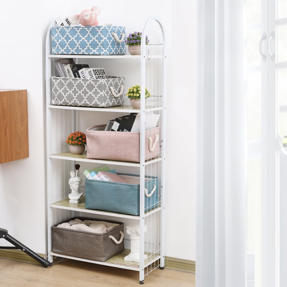 Storage Basket Bins - Decorative Baskets Storage Box Cubes Containers with Handles for Clothes Storage Toys, Books, Home, Office