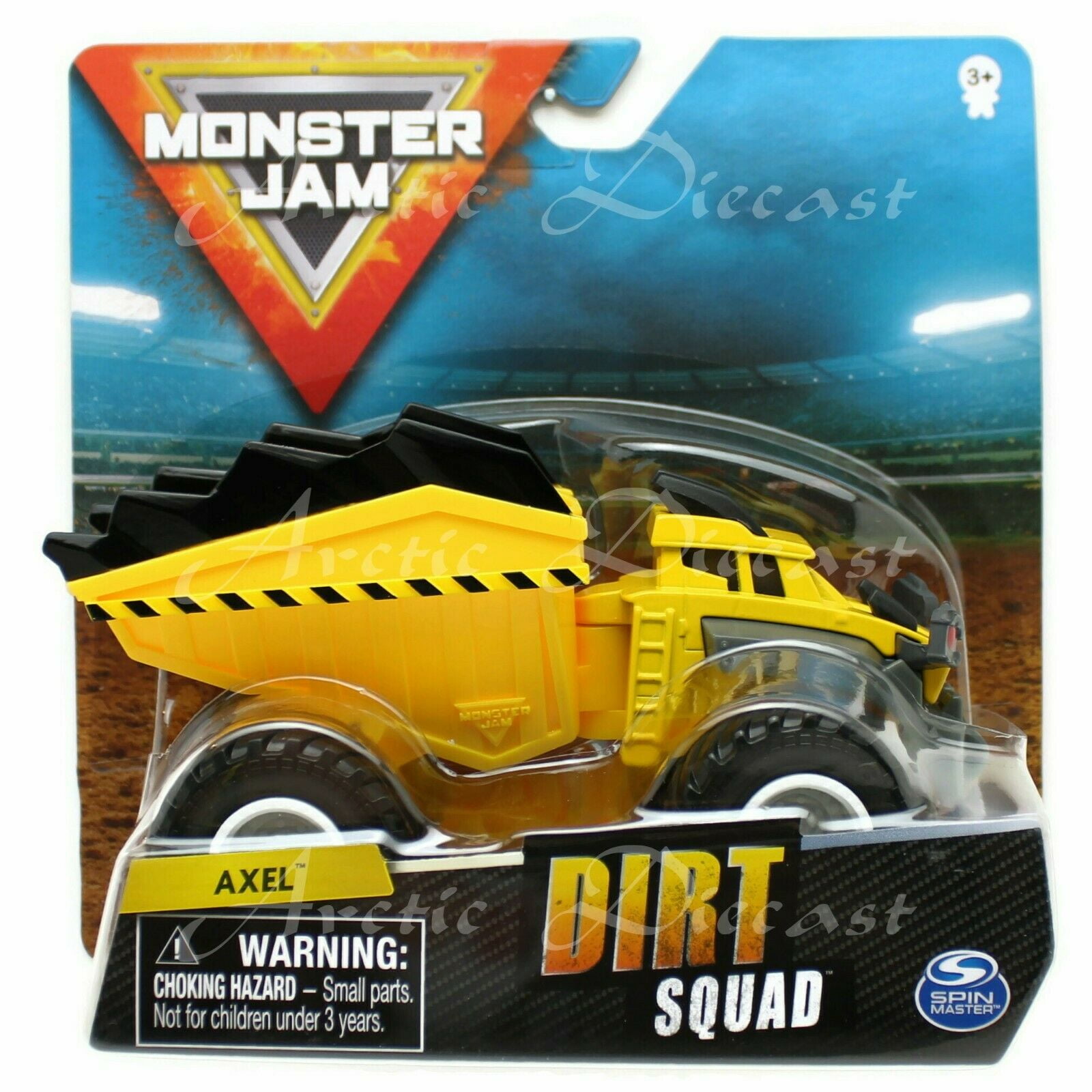 Monster Jam Dirt Squad Axel Truck Play Vehicle