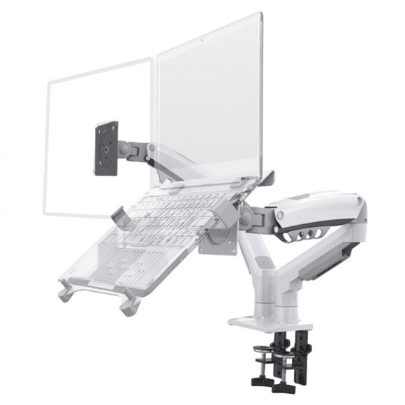 Desktop F160- 2 Spring Dual Arm Stand for 17 Inch -27 Inch Monitor Holder Laptop Support Air Mount Stand Load A,1 * Monitor Holder
