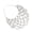 Silver, variant on Elegant Hair Chain Headband Decorative Hair Ornament With Dazzling Rhinestones For Formal Event And Beach Gathering