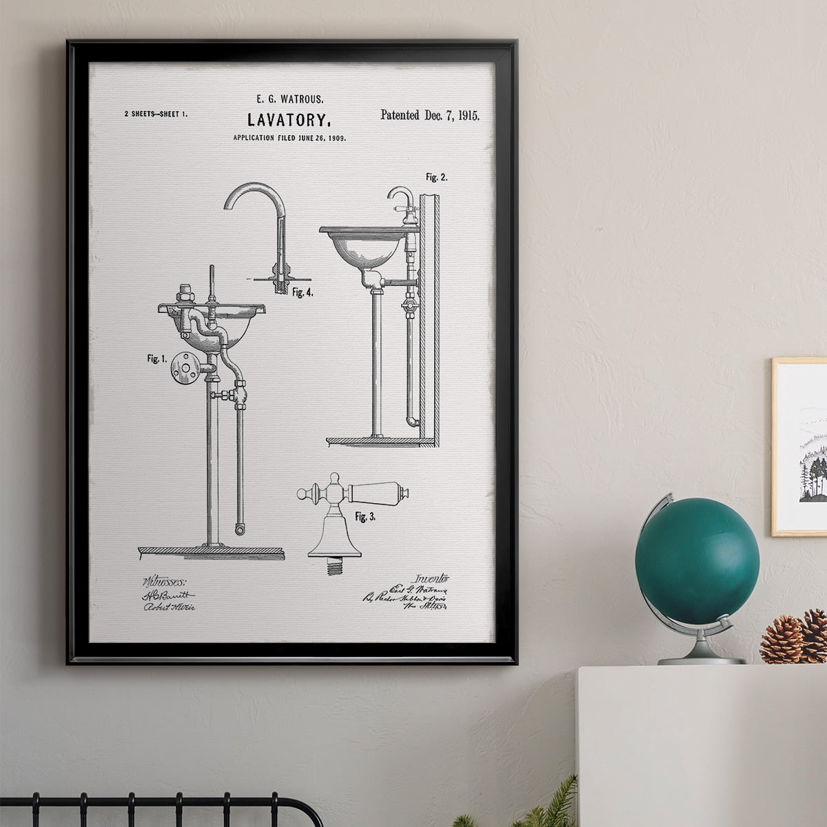 Vintage Sink II Premium Classic Framed Print - Ready to Hang