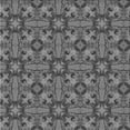 thumbnail image 1 of Ahgly Company Indoor Square Patterned Black Cow Black Area Rugs, 8' Square, 1 of 6