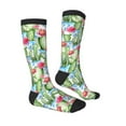 thumbnail image 3 of Balery Flowers And Cactus Fun Novelty Socks Men'S Women'S Crew Socks Funny Crazy Novelty Socks Quirky And Cool Socks, 3 of 9