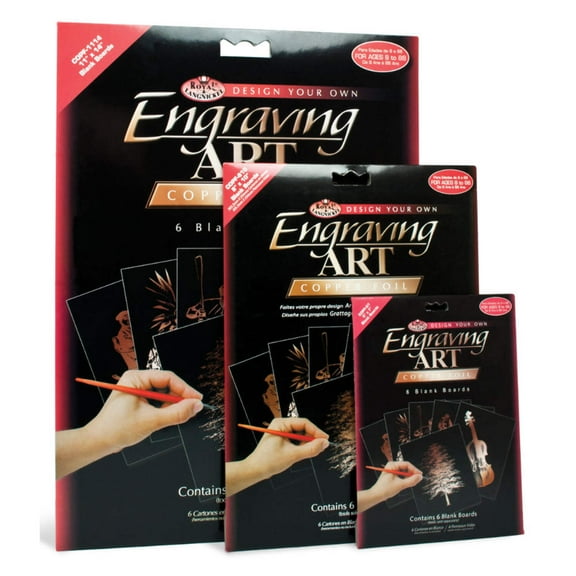 COPF Series | Engraving Art™ 6pc Copper Foil Blank Boards