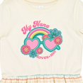 thumbnail image 4 of Inktastic Nana Loves Me Girls Granddaughter Girls Toddler Dress, 4 of 5