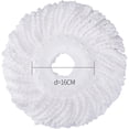 thumbnail image 2 of 6 Pack Mop Head Replacement Spin Mop Replacement Head Microfiber Spin Mop Refills Easy Cleaning Round Shape Standard Size, 2 of 5