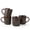 Blackish Green, variant on Onader 4-Pieces Coffee Mugs Set, Water Cups with Large Handle, 12 oz Ceramic Mugs Suitable for Tea Milk Latte, Stain-Resistant & Microwave Safe, Speckle White