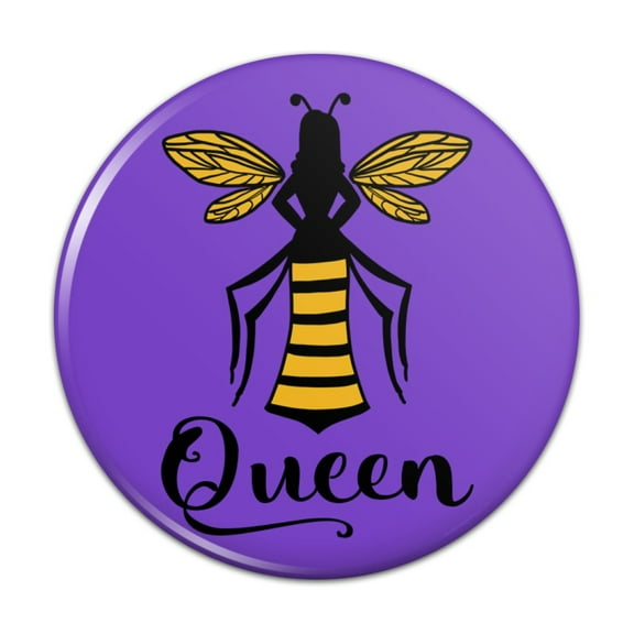 Queen Bee Pinback Button Pin