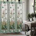 thumbnail image 5 of Green Garden Shower Curtain, Colorful Butterfly Floral Shower Curtain Set for Bathroom, Modern Design Plant Fabric Bath Curtain with Hooks, 72x72inches, 5 of 6