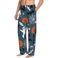 thumbnail image 6 of Hirioo Halloween for Men's PJ Pajama Pants Sleep Pants Men's Home Trousers with Pockets,S-3XL-Small, 6 of 6