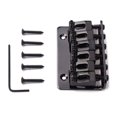 thumbnail image 3 of Soidarity Sillín rígido para guitarra eléctrica, componente de instrumento musical profesional, pieza trasera de Metal de 6 cuerdas, accesorio de Accesorios para instrumentos musicales Negro Soidarity OD026102-03, 3 of 6