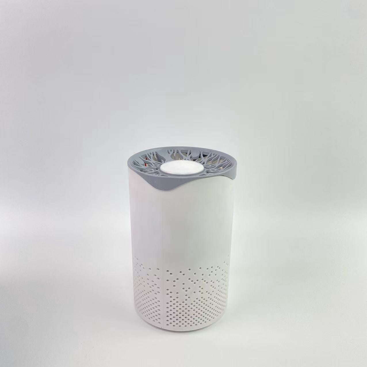 RONFATE Air purifiers, Home air purifier with H13 True HEPA filter, 3-speed compact air purifier, timer, white
