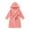Pink, variant on Elainilye Fashion Toddler Boys Girls Robe Christmas Winter Soft Fleece Bathrobe with Belt Home Wear Sleepwear Robe for Gift,Green