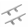 thumbnail image 1 of Marine Part Depot Two Stainless Steel Cleats 6", 1 of 2