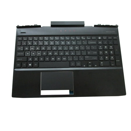 HP Omen 15-DC 15T-DC Palmrest w/ Backlit Keyboard & Touchpad (White Letters) L30195-001