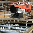 thumbnail image 2 of GloryStar Electric Engine Lift Hoist, 110V Steel Wire Electric Hoist Crane with Double Slings, Designed for Use in Garage, Warehouse, and Factory Environments, 2 of 6