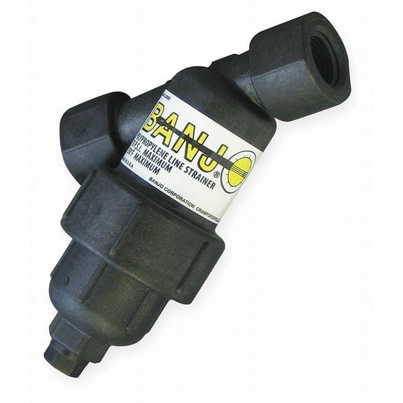 Banjo Y Strainer, 1" Pipe, FNPT x FNPT, Polypropylene, 150 psi LS100-80