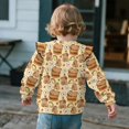 thumbnail image 4 of Uorisanigo Sweatshirt Ruffle Long Sleeve Shirts Soft Pullover Tops Novelty Crewneck Hamburger Capybara Pullover Sweatshirts Casual Toddler Oversized Sweatshirts, 4 of 7