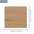 thumbnail image 6 of DEWOO 10 Sheet PVC Flooring 12 x 12 Inch Peel and Stick Floor Tile Waterproof Wood Flooring Tile Self Adhesive PVC Floor Tiles Sticky Laminate Flooring Stick on Kitchen Basement RV, 6 of 15