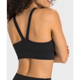 thumbnail image 4 of Sports Bra for Women High Impact V-Back Gym Yoga Strappy Padded Racerback Bras Large Bust Exercise Athletic Bras, 4 of 11