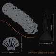 thumbnail image 6 of Secopad Non-Slip Bathtub Stickers, 24 PCS Shell Safety Bathroom Tubs Showers Treads Adhesive Decals Scraper, 6 of 7