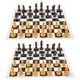 thumbnail image 1 of Fyydes Chess Board Set, Exquisite Foldable Plastic Chess Board Game, 2 Set For Kids Adults Party Camping, 1 of 8