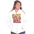 thumbnail image 4 of Slow Your Roll Saying Geek Nerd Gym Zip Up Hoodie Men's Women's Brisco Brands S, 4 of 6