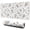 White Fairy Castle-2, variant on Long Mouse Pads for Desk,White Fairy Castle Pattern Desk Mats on Top Of Desks, Desk Mouse Pad Extra Large with 3mm Non-Slip Base and Stitched Edge for Gaming,Office,Work,Home 31.5"x11.8"