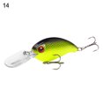 thumbnail image 2 of Opolski 1Pc Crank 3D Eyes Fishing Lure Hard Bait Bass Crankbait Sharp Fish Hook Tackle, 2 of 8