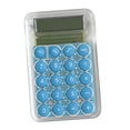 thumbnail image 4 of Calculadora de oficina CUTICAT 8 dígitos pantalla LCD liviana multifuncional azul, 4 of 8