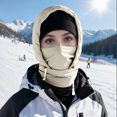 thumbnail image 2 of RXMEKW Three-In-One Thick Velvet Hat, Unisex Outdoor Cycling Skiing Sunshade and Cold Protection, 2 of 6