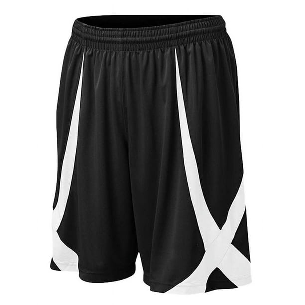 Toptie Men s Lounge Walking Shorts Pajama Active Shorts Flag Football Shorts No Pockets Mma Pro Shorts Black L Black