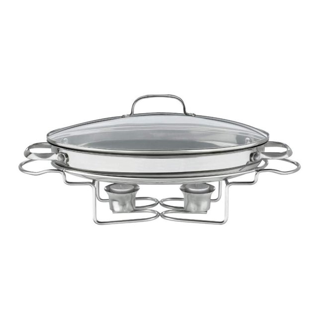 Servidores de buffet Cuisinart 7BSO-34 de acero inoxidable plateados