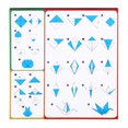 thumbnail image 1 of OULII Origami Paper Double Sided with Assorted Colors for Crafting and Artistic Paper Folding, 1 of 5