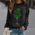 thumbnail image 4 of toraway Womens Sweat à Capuche Fermeture Éclair Motif Mignon Womens Col Rond Manches Longues Sweatshirts Décontracté Mignon Haut Manches Longues Ample Mode Sweatshirts TG, 4 of 4