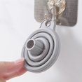 thumbnail image 4 of Embudos para uso en cocina, juego de 4, embudos plegables de silicona para llenado de botellas, embudo de grado alimenticio para transferencia de polvo líquido, cocina plegable, 4 of 5