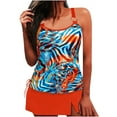 thumbnail image 1 of Plus Size Swimsuit for Women Skirt 2 Pc Swimsuit Conservative Swimsuit Set, 1 of 6